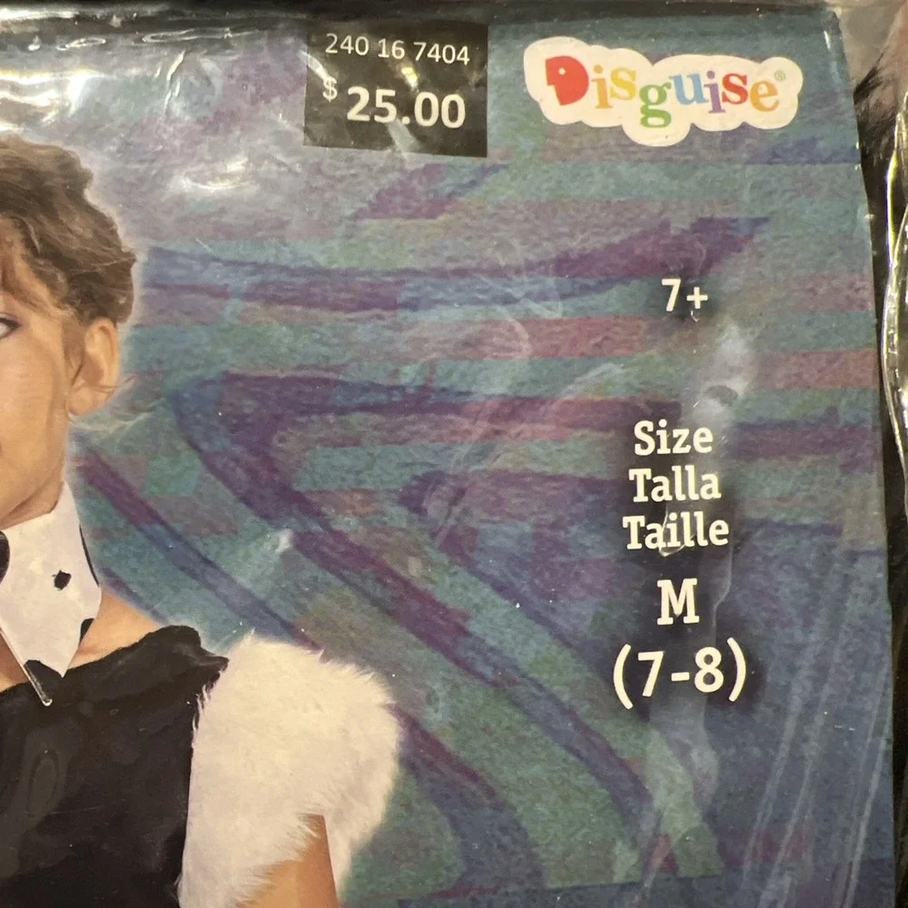 NEW Disney Villains Teen Cruella DeVille Halloween Costume‎ Size Medium 7-8